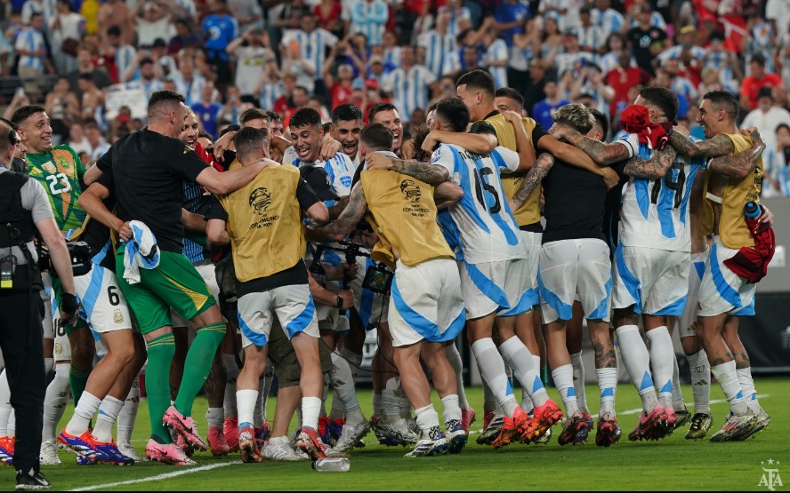 Os argentinos sonham com o bicampeonato da Copa América