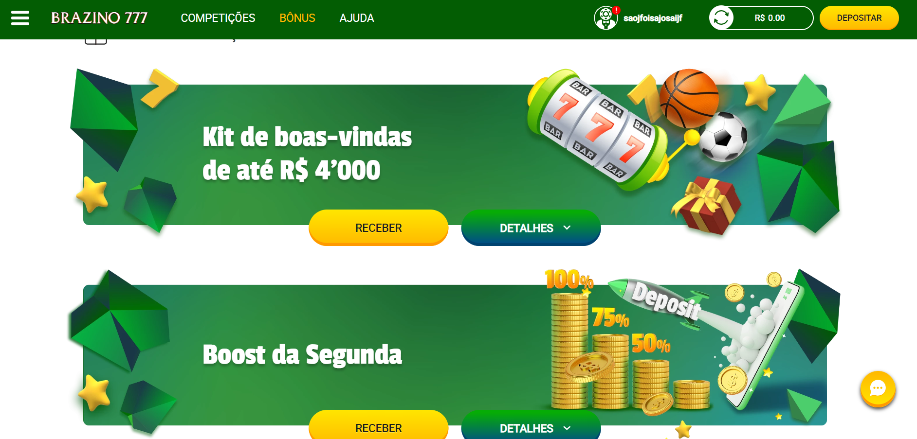 Além de oferecer um pacote de até R$4.000 para novos jogadores, a Brazino777 também oferece promoções semanais para seus jogadores