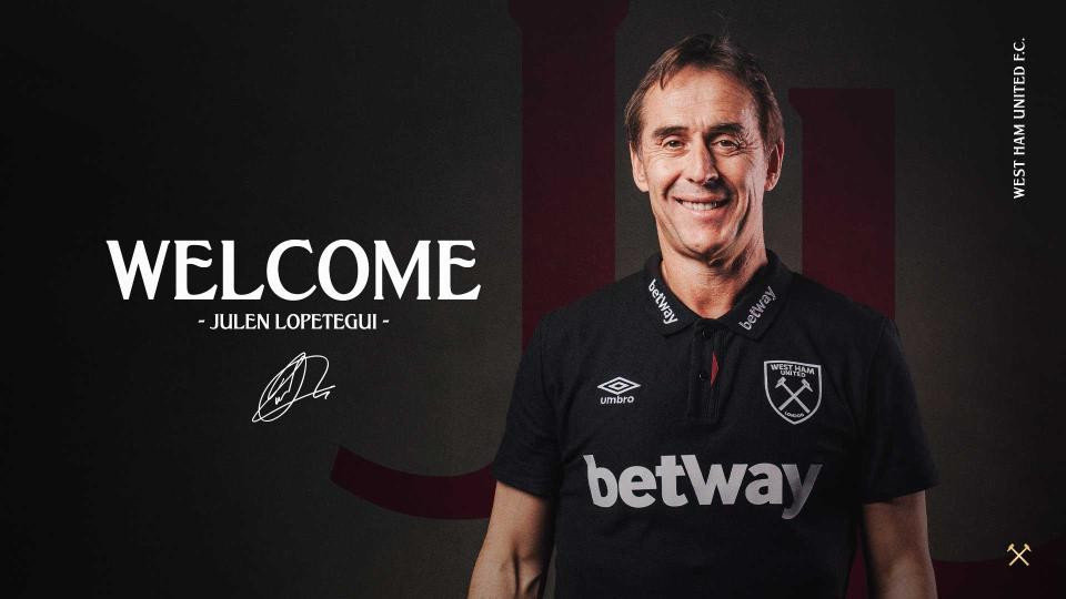 Julen Lopetegui é o novo técnico do West Ham