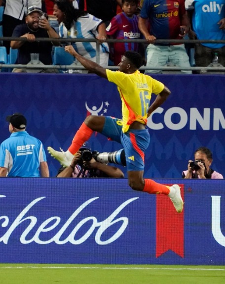 Jefferson Lerma marcou o seu segundo nesta edição da Copa América