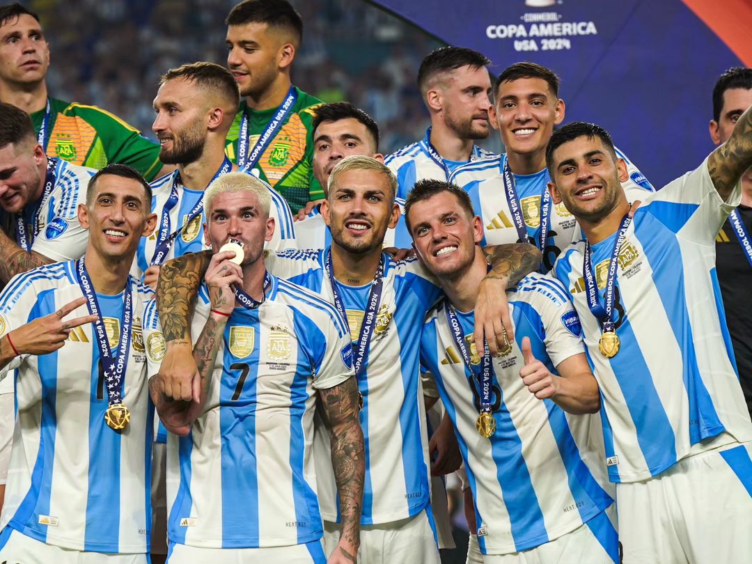 A Argentina venceu a Colômbia por 1 x 0 e conquistou a Copa América em Julho de 2024