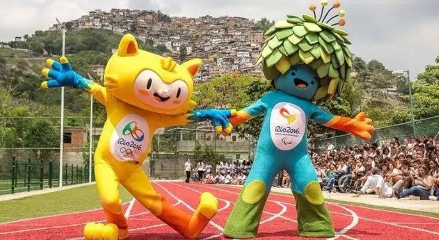 Tom e Vinicius, as mascotes das Olimpíadas do Brasil em 2016