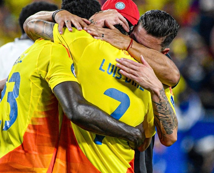A emoção dos colombianos após a classificação para a final da Copa América 2024