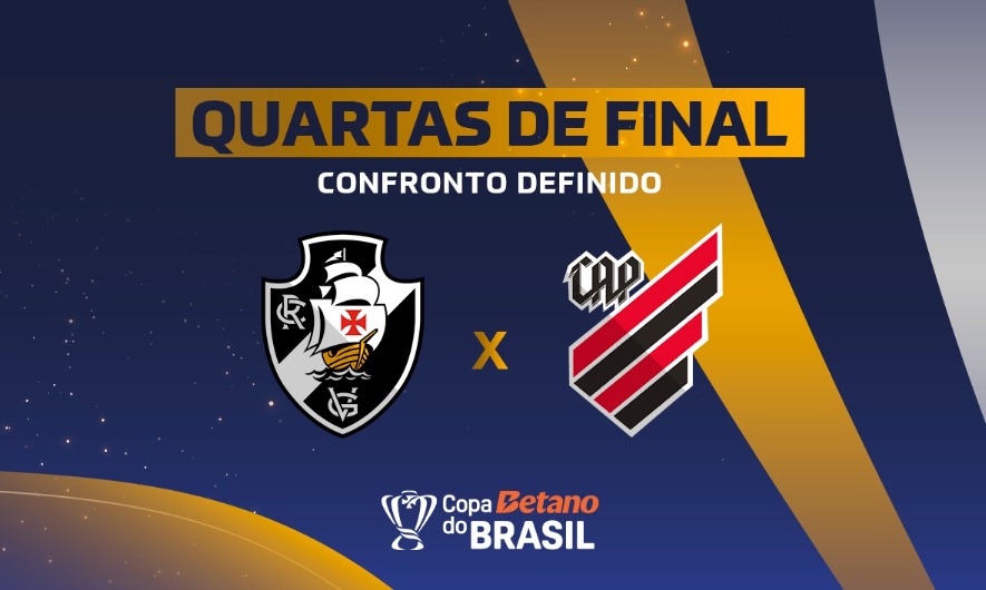 Vasco x Athletico-PR nas quartas de final da Copa do Brasil 2024