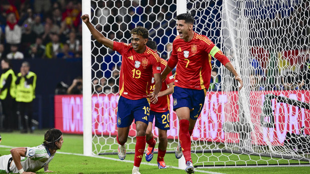 Espanha sofreu um gol na final da Eurocopa pela primeira vez desde 1984