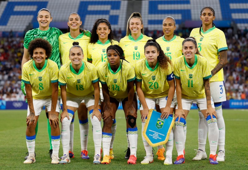 Brasil terá pela frente a seleção feminina de futebol mais vitoriosa