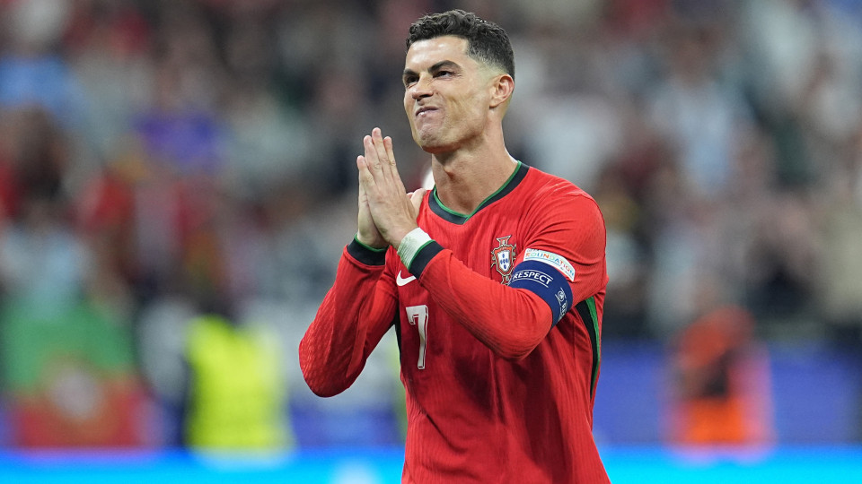 Ronaldo estabeleceu um recorde pessoal negativo em toques na bola em grandes torneios