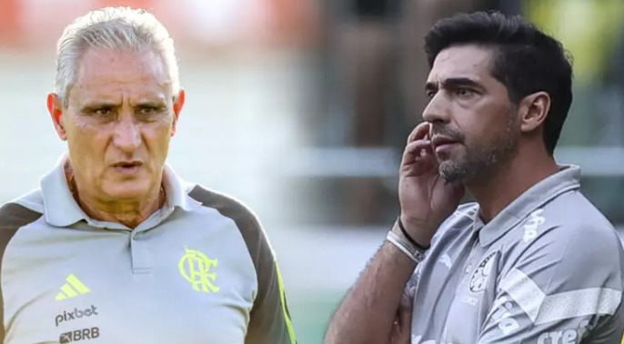 Dois grandes técnicos do futebol brasileiro: Tite e Abel