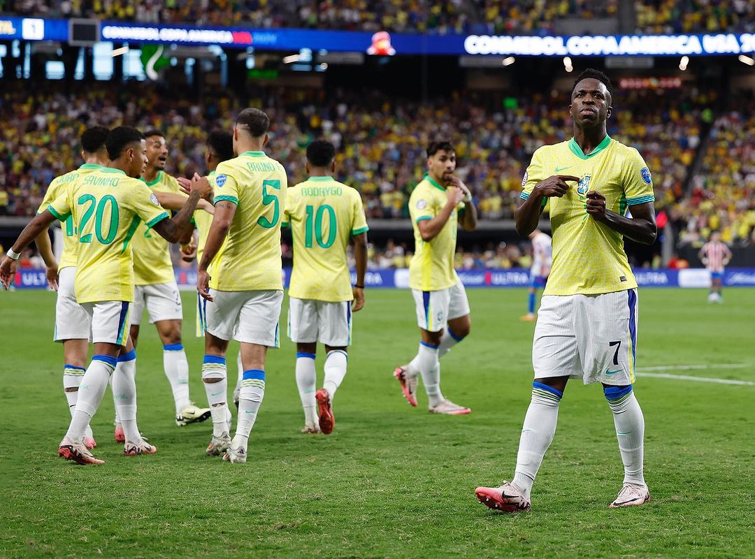 Vinicius Jr, um dos principais jogadores da Seleção Brasileira