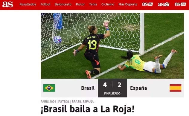 Jornal As destaca o baile das brasileiras