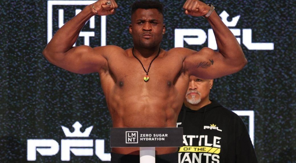 Ngannou Shares Photo with PFL Superfight Belt: We Did It Again!