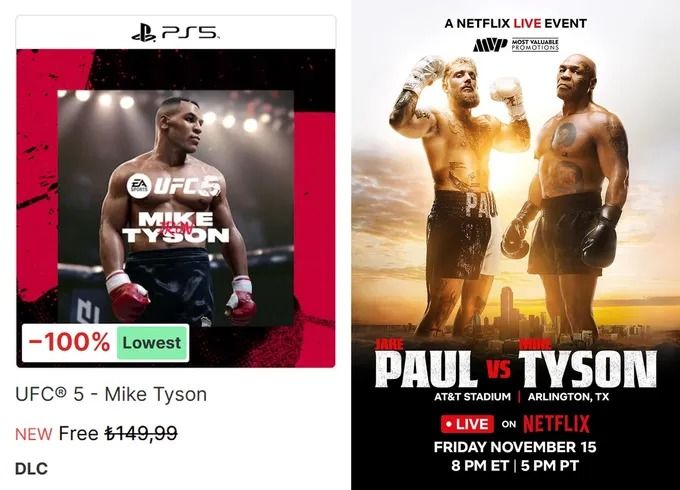 Mike Tyson Available for Free in UFC 5 to Celebrate Upcoming Fight with Jake Paul