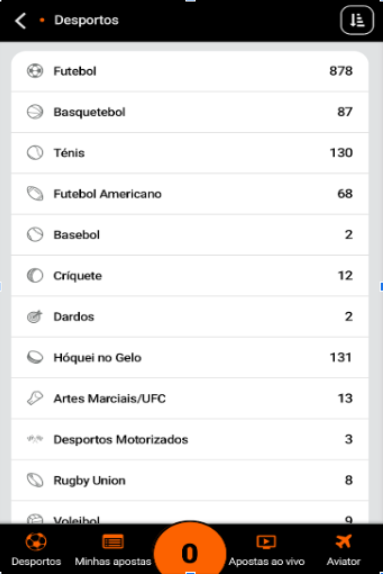 Desportos no site de apostas da 888Bets
