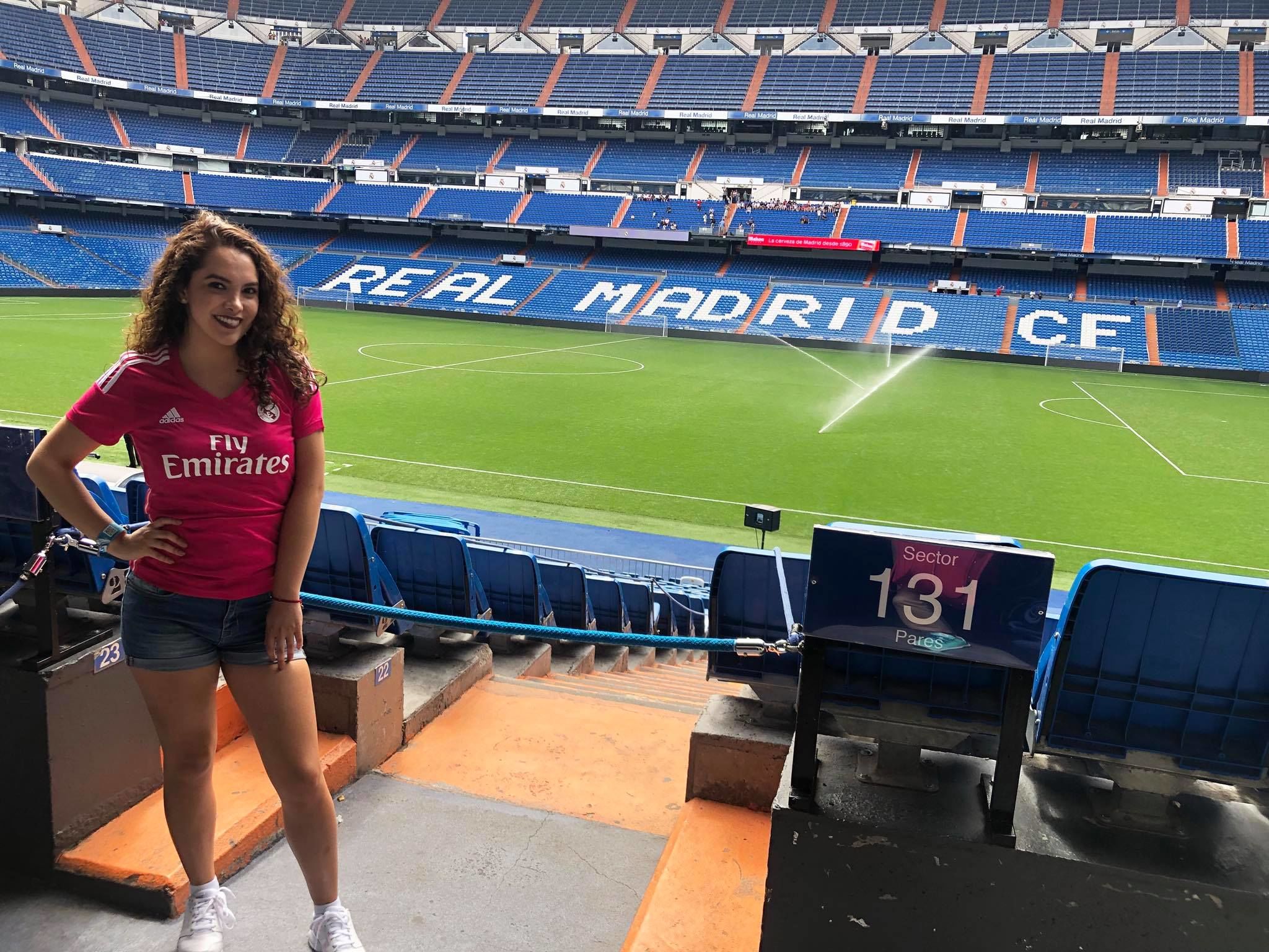 Cumplió su sueño de conocer la casa del Real Madrid