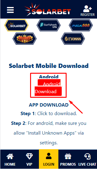  Solarbet Android