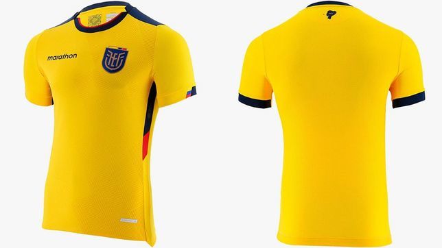 Uniforme principal Selección de Ecuador, para Qatar 2022