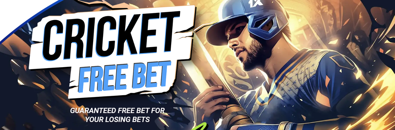 1xBet India Cricket Free Bet up to 2504 INR