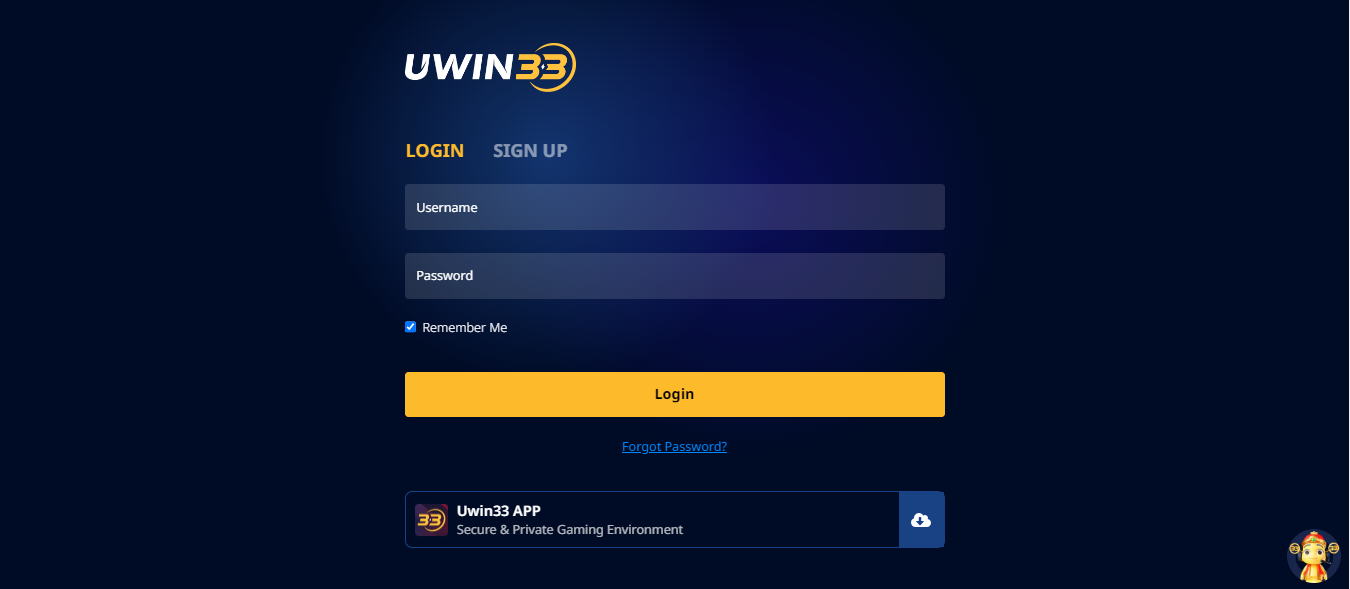 Uwin33 Sign In