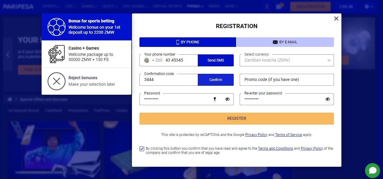 Complete Registration