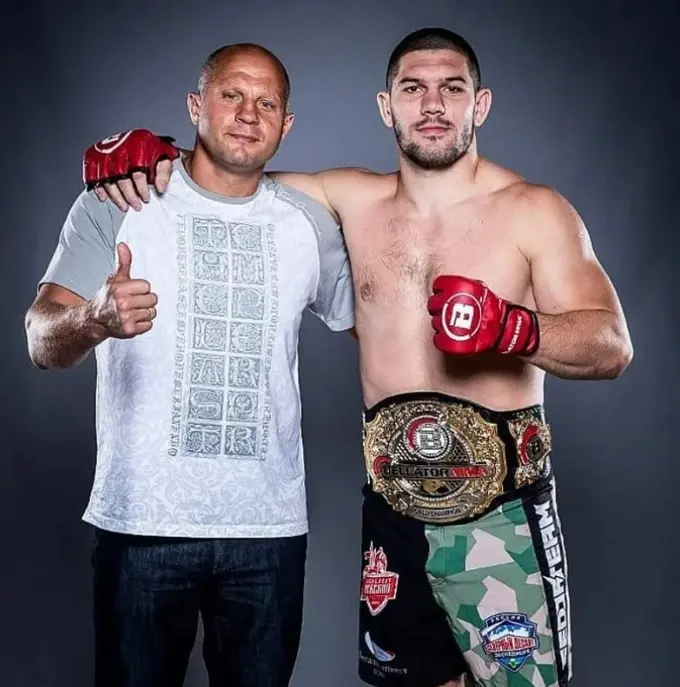 Fedor Emelianenko and Valentin Moldavsky