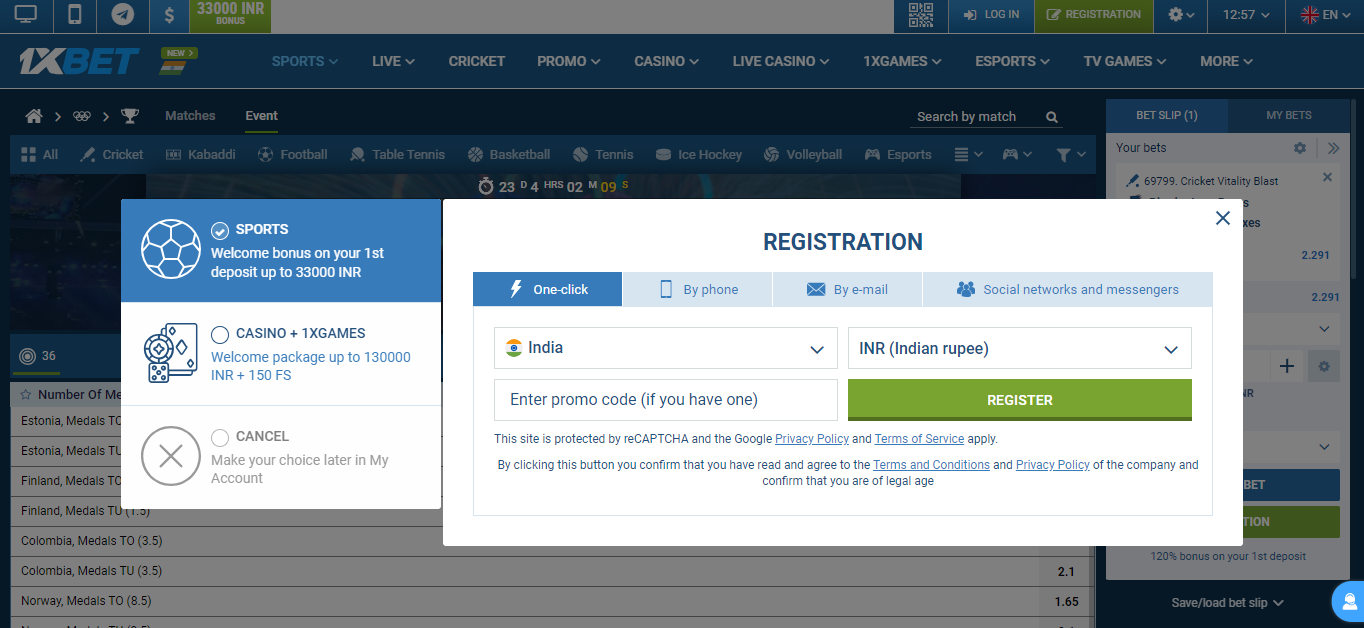 Register/Login