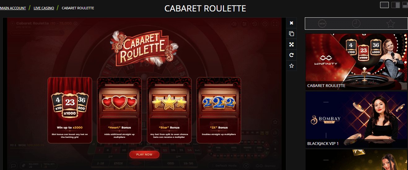 WinWinBet Roulette