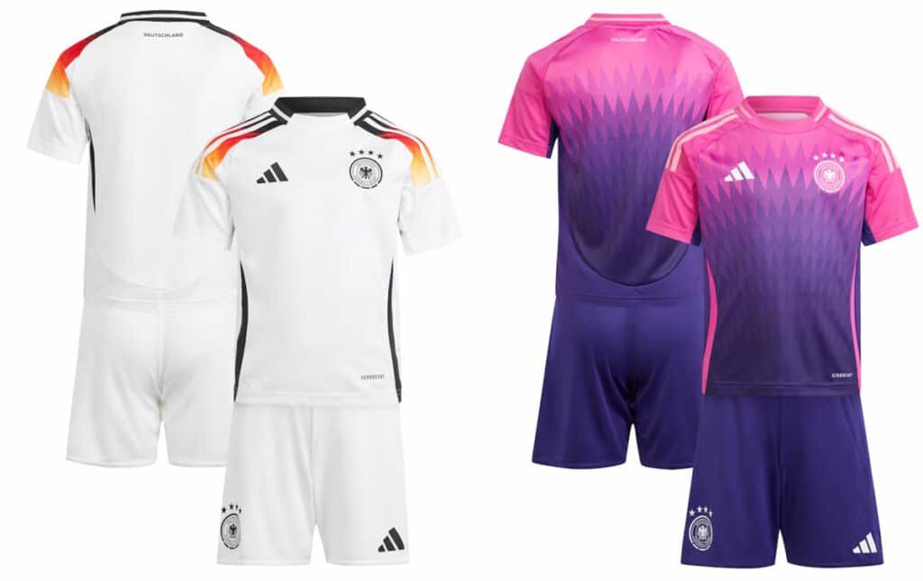 Germany's Euro 2024 home and away shirt