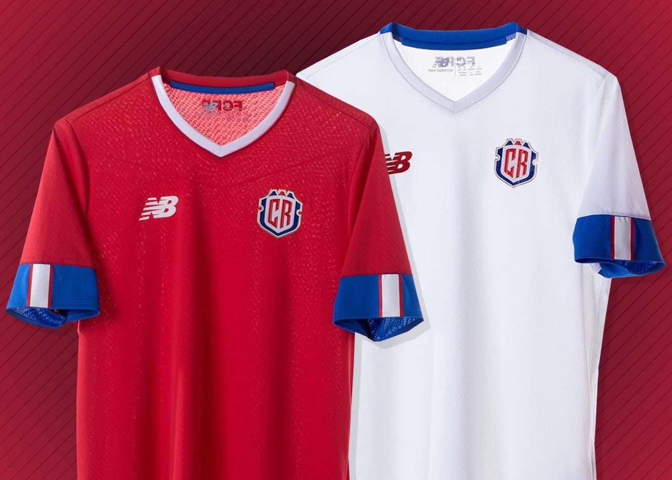 Uniforme 'A' y 'B' selección de Costa Rica, para Qatar 2022