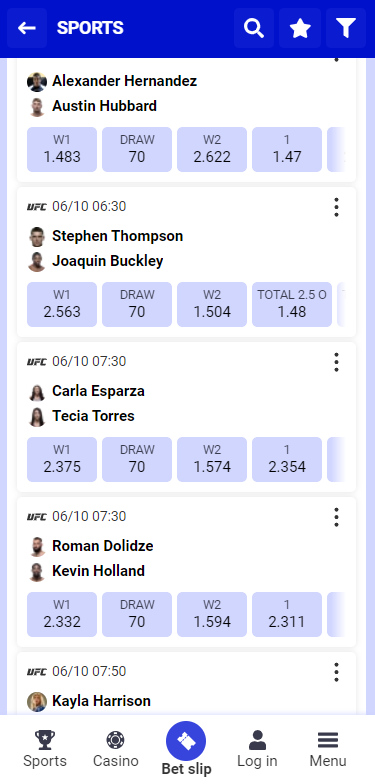  Ufc betting steps