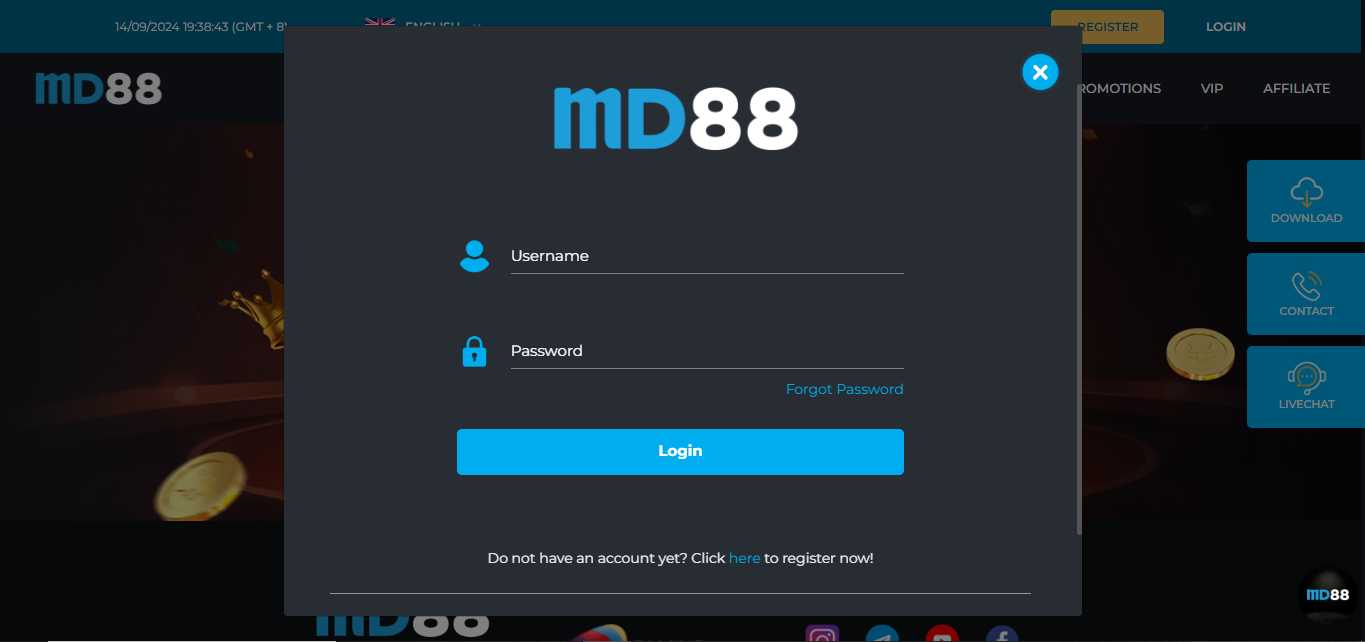 MD88 Login