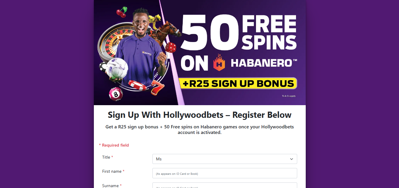 Hollywoodbets Sign Up Guide