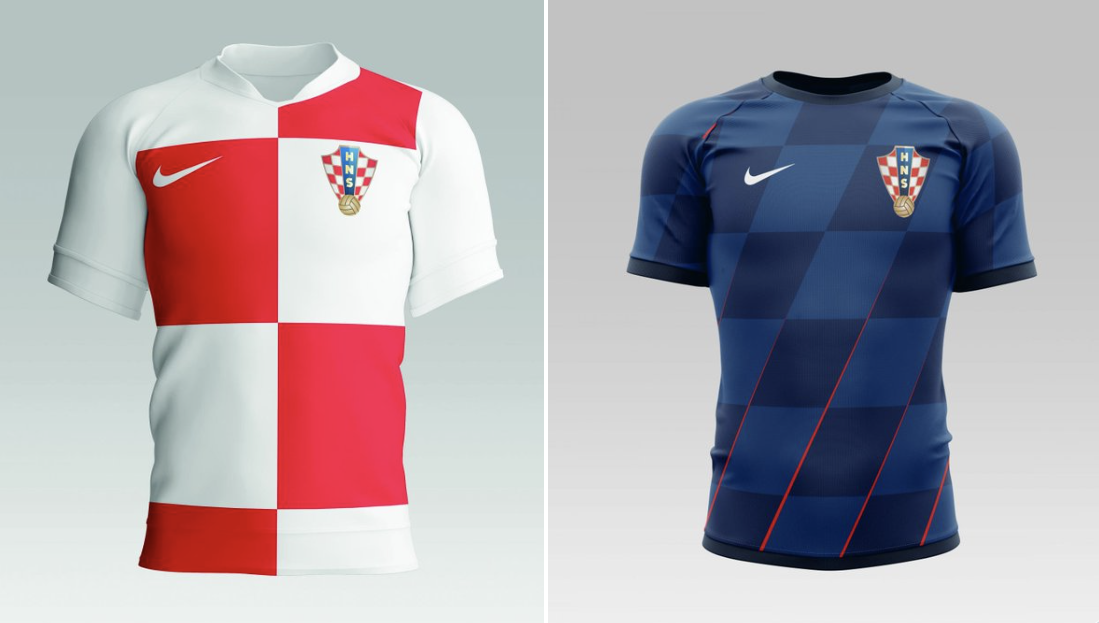 Croatia home and away kit